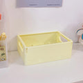 Dormitory Desktop Storage Box Book Snack Toy Storage Basket Simple Foldable Finishing Storage Box Sundries Small Basket