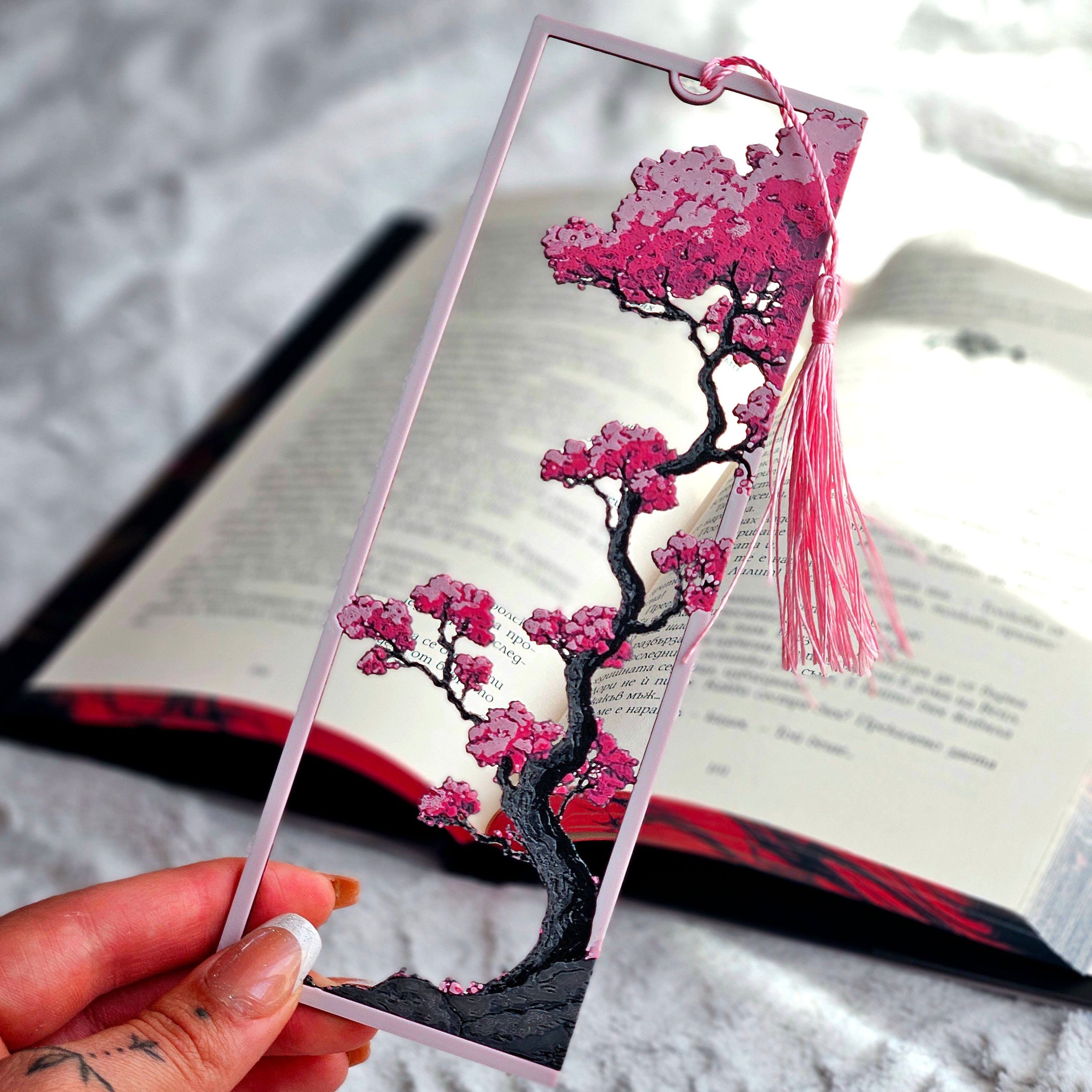 Sakura Tree 3D Bookmark