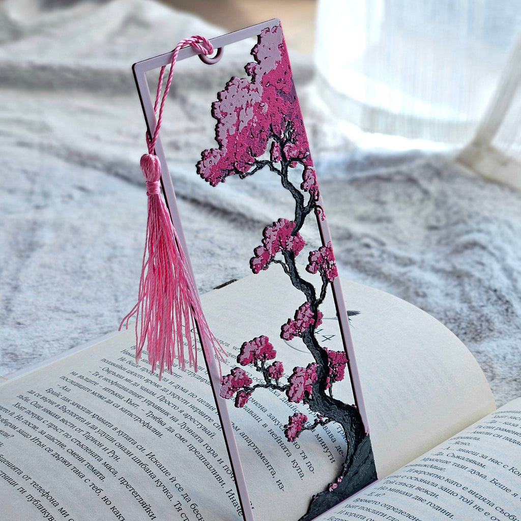 Sakura Tree 3D Bookmark