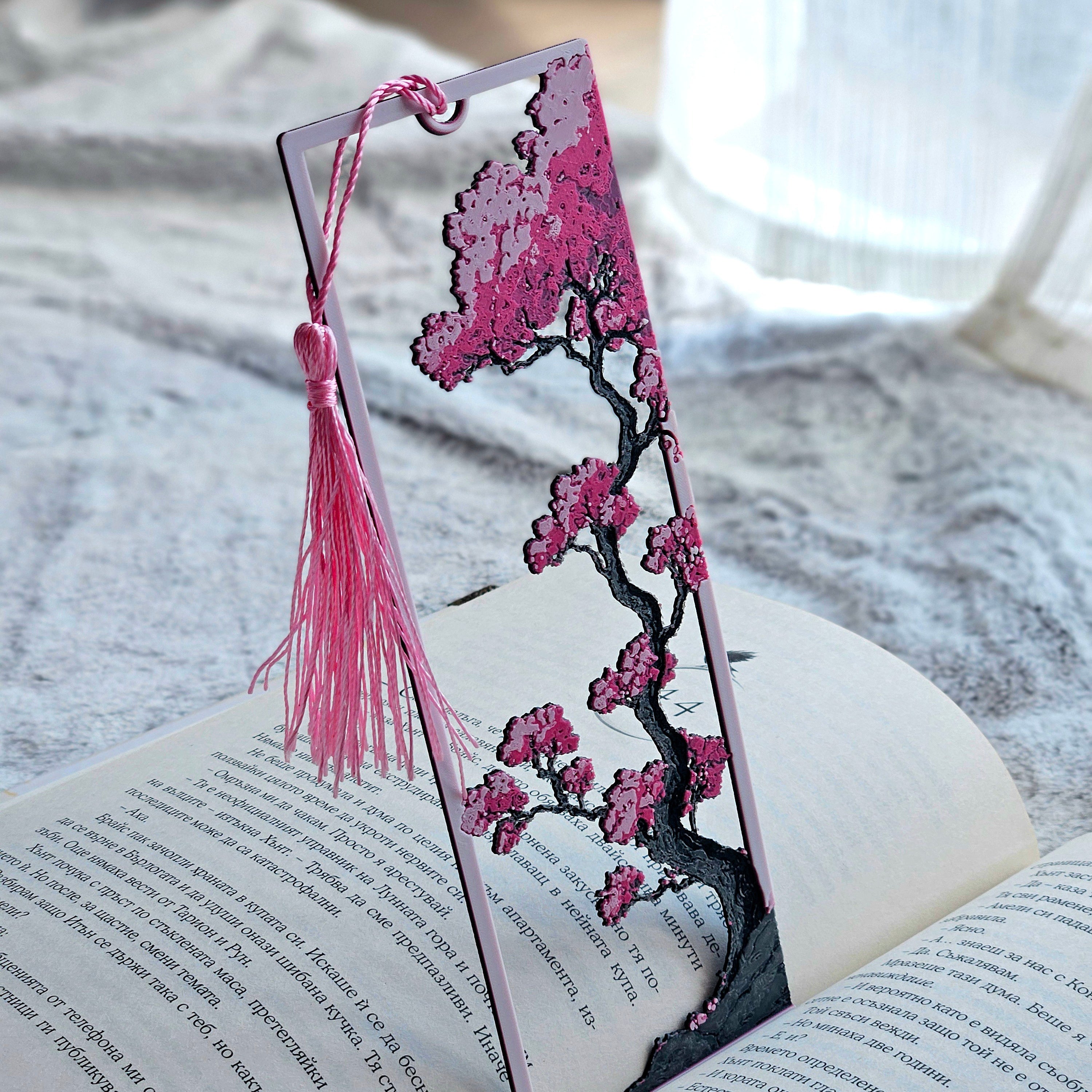 Sakura Tree 3D Bookmark
