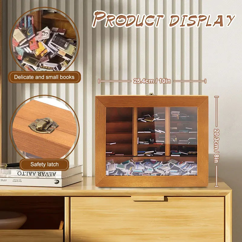 Wooden Bookshelf Desktop Decor
