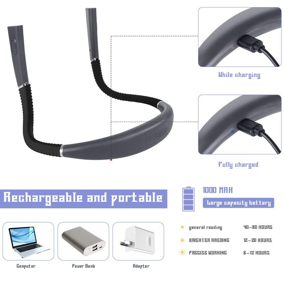 USB Neck Reading Lamp
