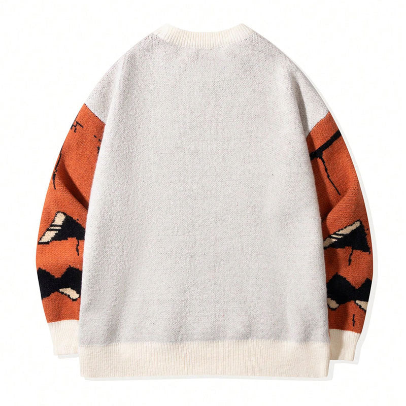 Pumpkin long sleeved sweater