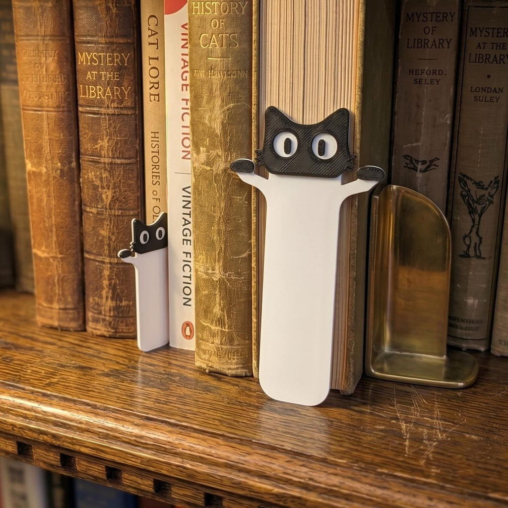 Peeping Cat 3D Bookmark