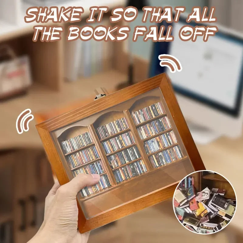 Wooden Bookshelf Desktop Decor