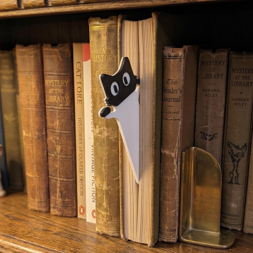 Peeping Cat 3D Bookmark