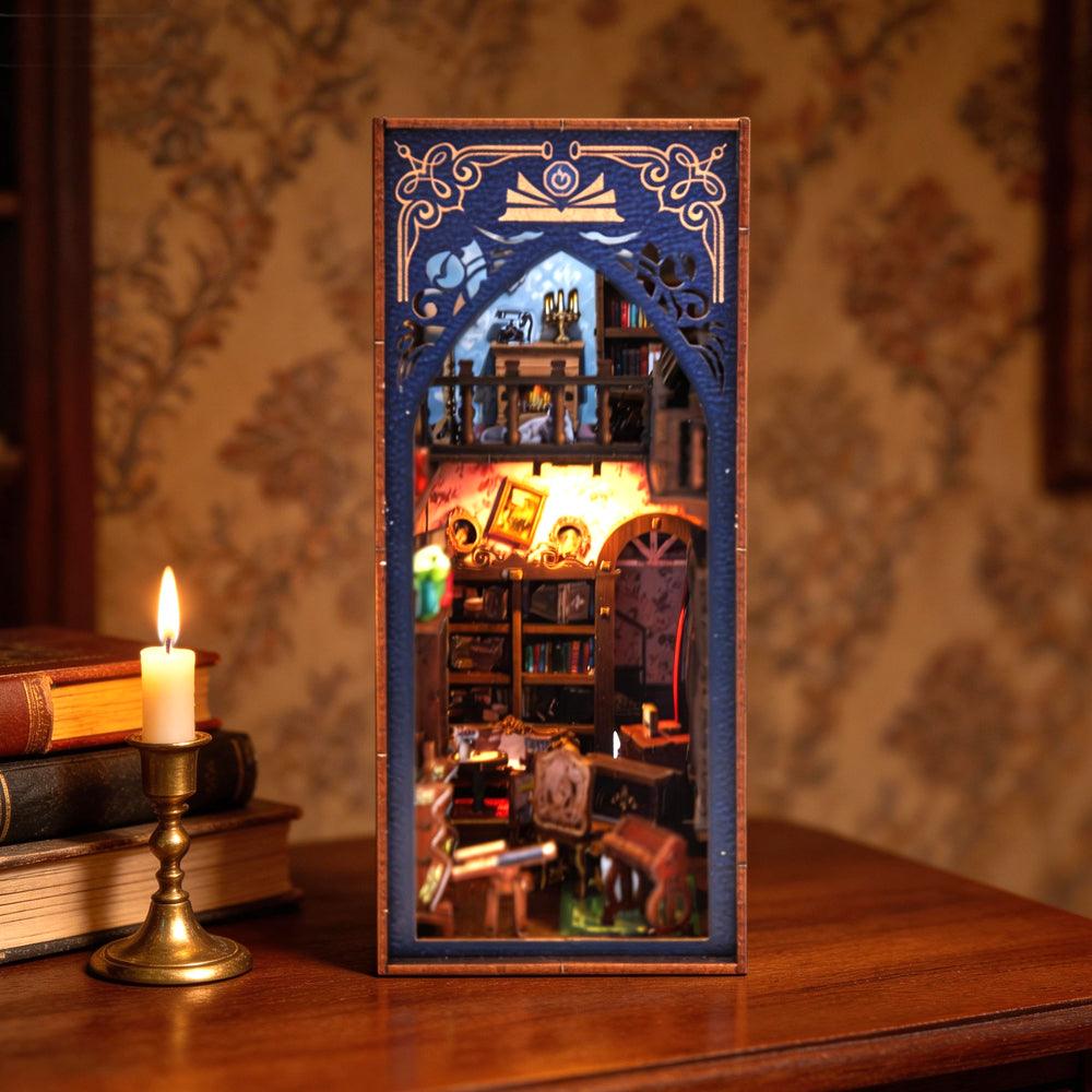 Salton's Retro Bookstore Wooden Book Nook Kit F07AM15-8-68060-0