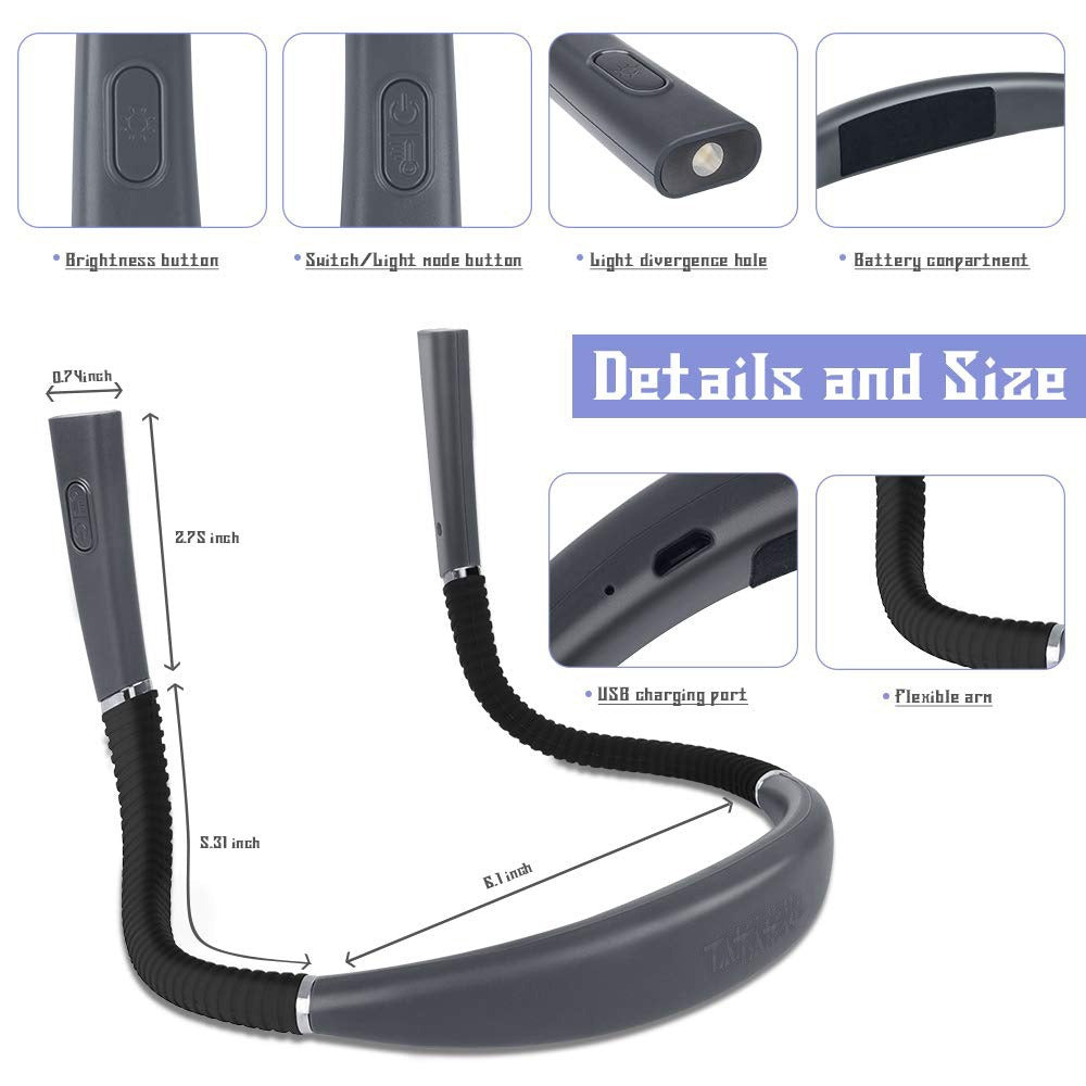 USB Neck Reading Lamp