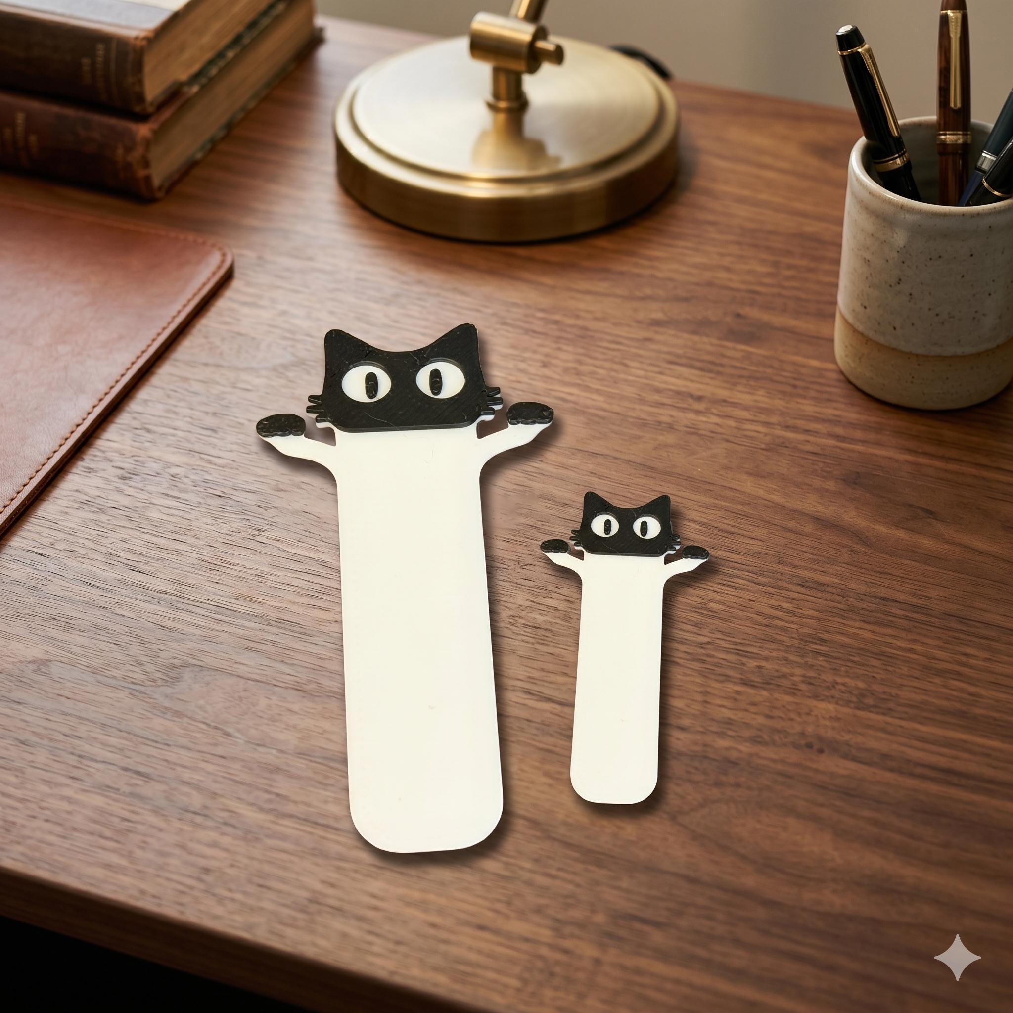 Peeping Cat 3D Bookmark