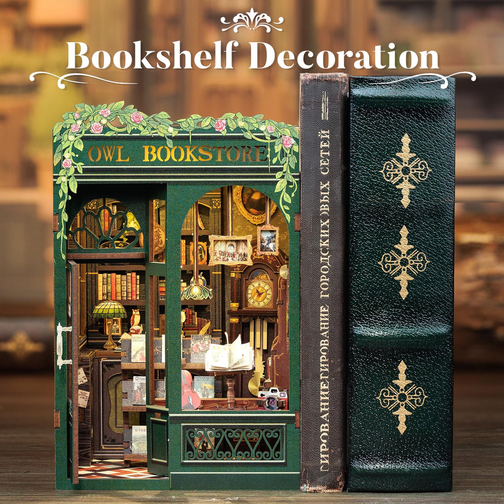CUTEBEE Book Nook – Owl Bookstore