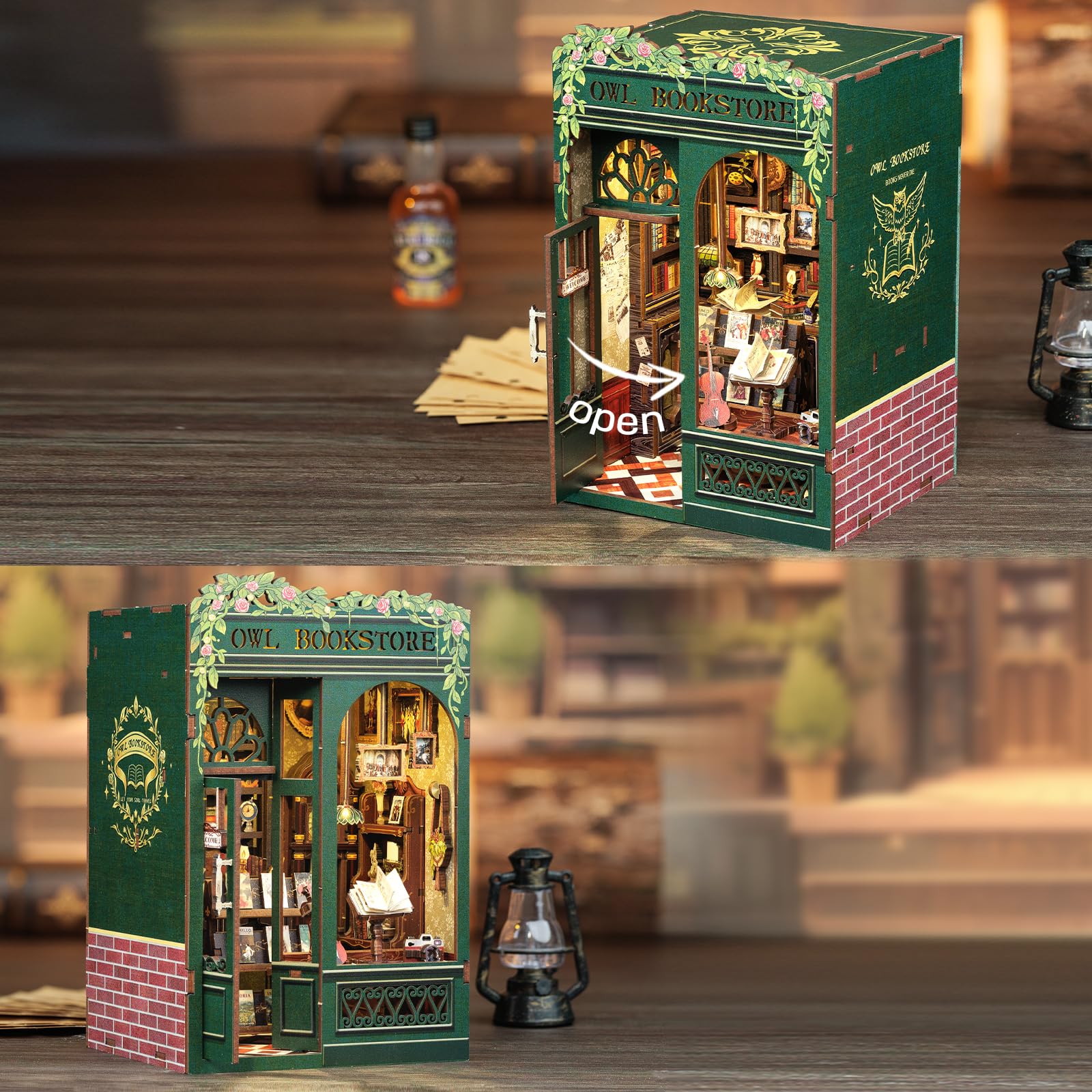 CUTEBEE Book Nook – Owl Bookstore