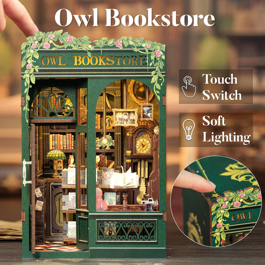CUTEBEE Book Nook – Owl Bookstore