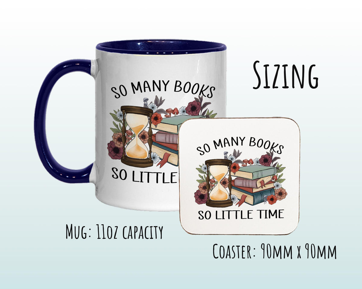 So Many Books Ceramic Mug