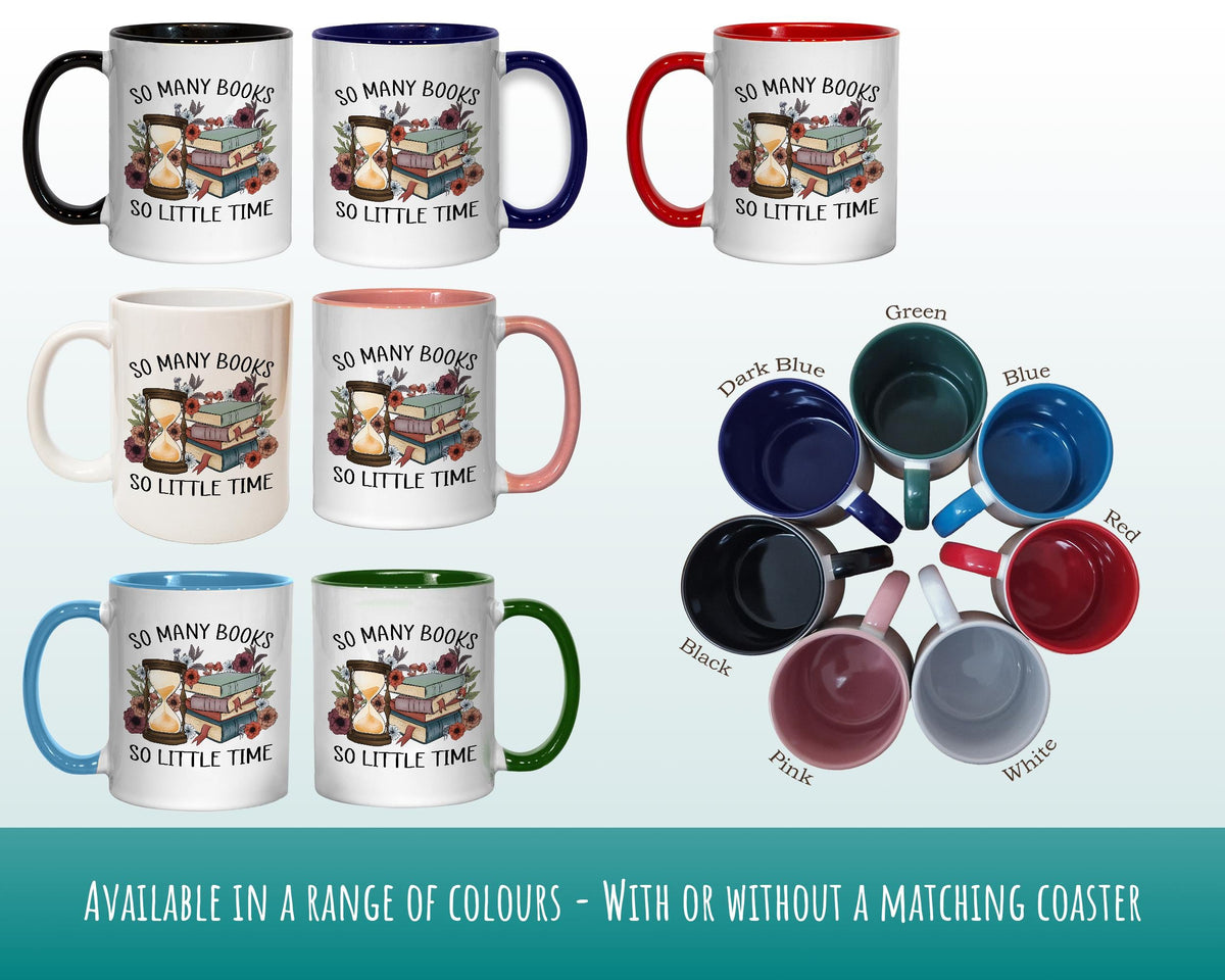 So Many Books Ceramic Mug